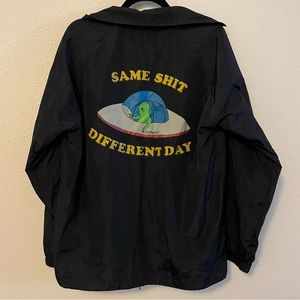 RIPNDIP navy blue windbreaker jacket. Size medium.